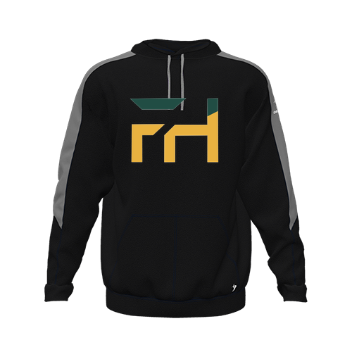 [CUS-DFW-HOOD-FLC-LSL-BLK-YXS-LOGO1] Hoodie (Youth XS, Black, Logo 1)