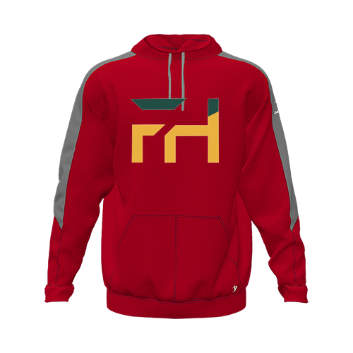 [CUS-DFW-HOOD-FLC-LSL-RED-YXS-LOGO1] Hoodie (Youth XS, Red, Logo 1)
