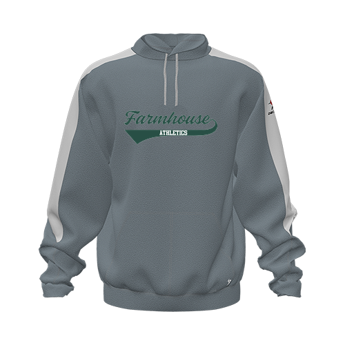 [CUS-DFW-HOOD-FLC-LSL-GRY-YXS-LOGO3] Hoodie (Youth XS, Gray, Logo 3)