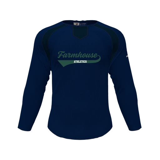 [CUS-DFW-PULL-FLC-CNK-LSL-NVY-YS-LOGO3] Pullover (Youth S, Navy, Logo 3)