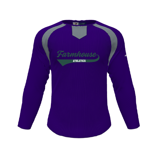 [CUS-DFW-PULL-FLC-CNK-LSL-PUR-YS-LOGO3] Pullover (Youth S, Purple, Logo 3)