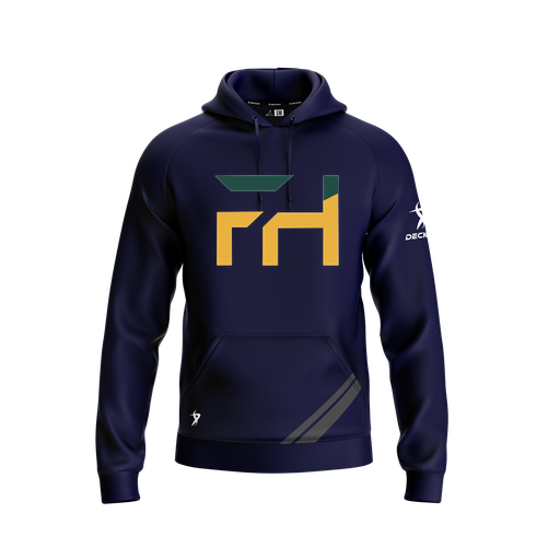 [FOLHSMNV-YXS-LOGO1] Decker Summit Hoodie (Youth XS, Navy, Logo 1)