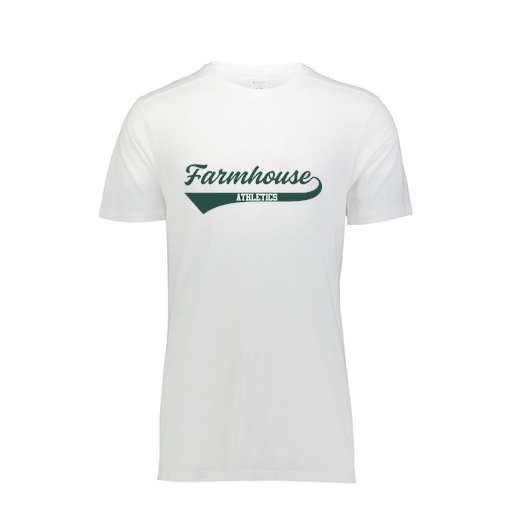 [FTSCUBWH-AS-LOGO3] Decker Men's Tri-Blend T-Shirt - Short Sleeve (Adult S, White, Logo 3)