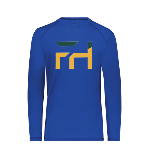 [6845.060.S-LOGO1] Men's SoftTouch Long Sleeve (Adult S, Royal, Logo 1)