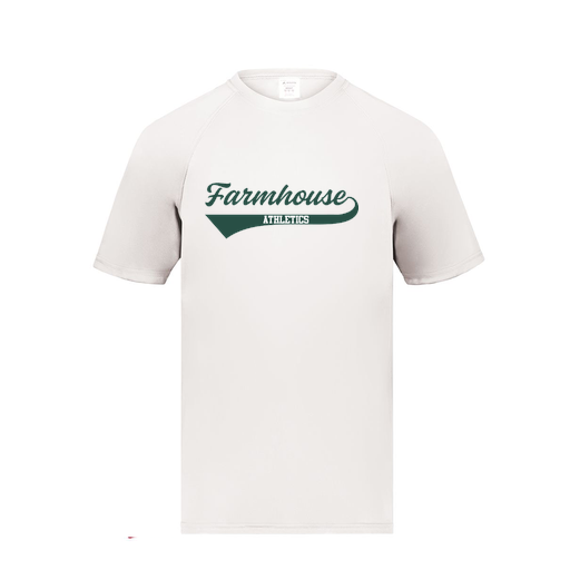 [2791.005.S-LOGO3] Youth Smooth Sport T-Shirt (Youth S, White, Logo 3)