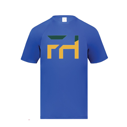 [2791.060.S-LOGO1] Youth Smooth Sport T-Shirt (Youth S, Royal, Logo 1)