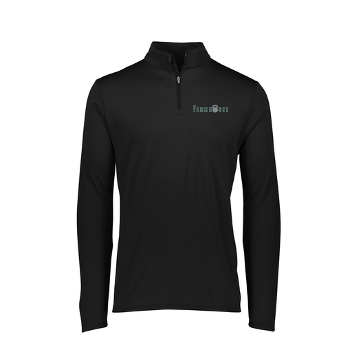 [FTLQFLBK-FAXS-LOGO2] Decker Women's Flex-Lite 1/4 Zip Shirt (Female Adult XS, Black, Logo 2)