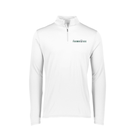 [FTLQFLWH-FAXS-LOGO2] Decker Women's Flex-Lite 1/4 Zip Shirt (Female Adult XS, White, Logo 2)