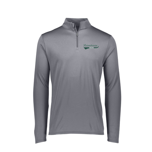 [FTLQFLGY-FAXS-LOGO3] Decker Women's Flex-Lite 1/4 Zip Shirt (Female Adult XS, Gray, Logo 3)