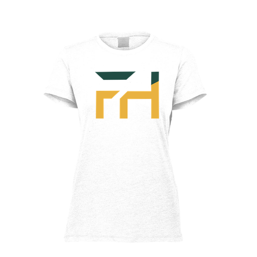 [FTSCUBWH-FAXS-LOGO1] Decker Women's Tri-Blend T-Shirt - Short Sleeve (Female Adult XS, White, Logo 1)