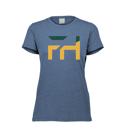 [FTSCUBNV-FAXS-LOGO1] Decker Women's Tri-Blend T-Shirt - Short Sleeve (Female Adult XS, Navy, Logo 1)