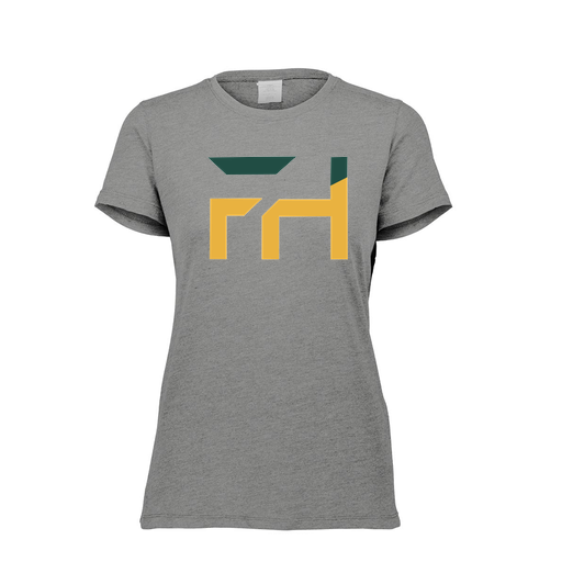 [FTSCUBGY-FAXS-LOGO1] Decker Women's Tri-Blend T-Shirt - Short Sleeve (Female Adult XS, Gray, Logo 1)