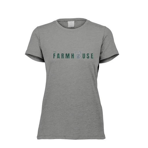 [FTSCUBGY-FAXS-LOGO2] Decker Women's Tri-Blend T-Shirt - Short Sleeve (Female Adult XS, Gray, Logo 2)