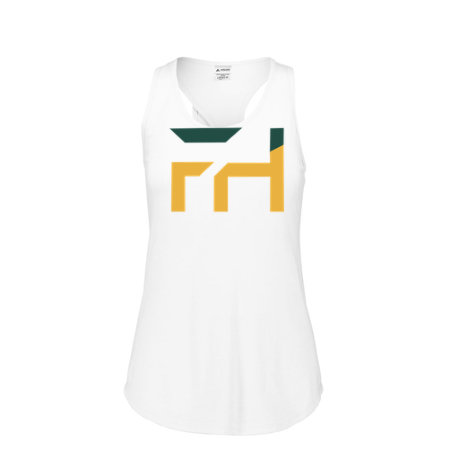 [3078.005.S-LOGO1] Ladies Tri Blend Tank Top (Female Adult S, White, Logo 1)