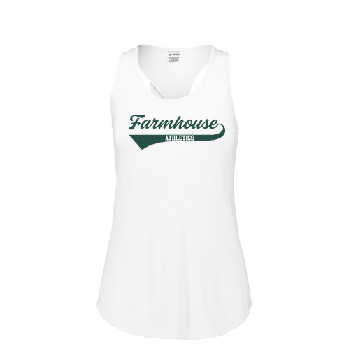 [3078.005.S-LOGO3] Ladies Tri Blend Tank Top (Female Adult S, White, Logo 3)