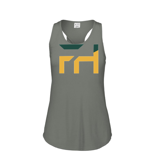 [3078.013.S-LOGO1] Ladies Tri Blend Tank Top (Female Adult S, Gray, Logo 1)