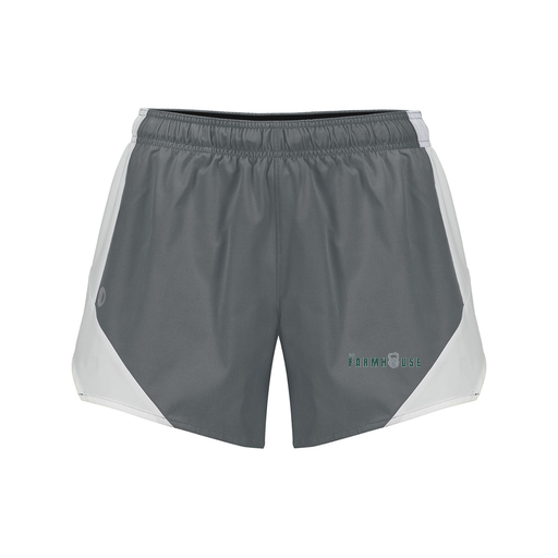 [229489.R04.S-LOGO2] Girls Olympus Shorts (Female Youth S, Gray, Logo 2)