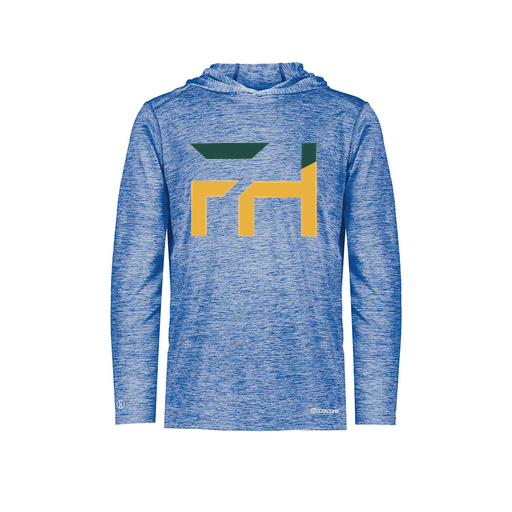 [FOLHCGRY-AS-LOGO1] Decker Men's Charge Hoodie (Adult S, Royal, Logo 1)