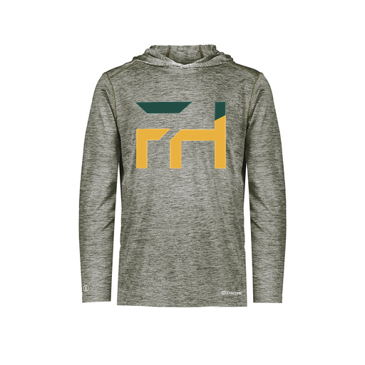 [FOLHCGGY-AS-LOGO1] Decker Men's Charge Hoodie (Adult S, Gray, Logo 1)