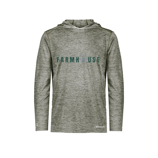 [FOLHCGGY-AS-LOGO2] Decker Men's Charge Hoodie (Adult S, Gray, Logo 2)