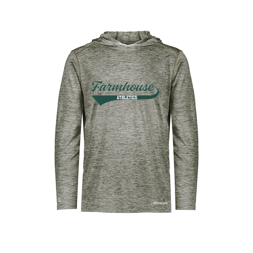 [FOLHCGGY-AS-LOGO3] Decker Men's Charge Hoodie (Adult S, Gray, Logo 3)