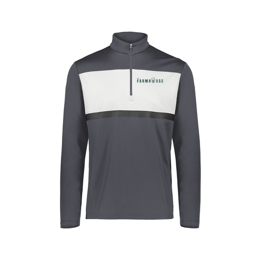 [222691.F52.S-LOGO2] Youth Bold 1/4 Zip Pullover (Youth S, Gray, Logo 2)