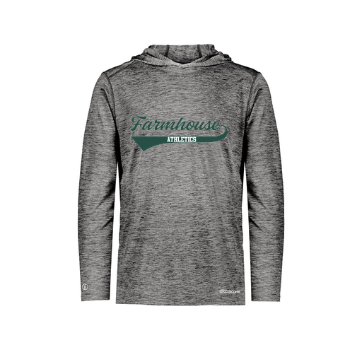 [FOLHCGBK-YS-LOGO3] Decker Youth Charge Hoodie (Youth S, Black, Logo 3)