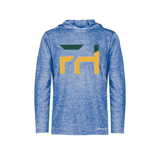 [FOLHCGRY-YS-LOGO1] Decker Youth Charge Hoodie (Youth S, Royal, Logo 1)