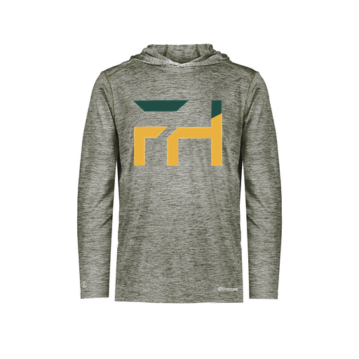 [FOLHCGGY-YS-LOGO1] Decker Youth Charge Hoodie (Youth S, Gray, Logo 1)