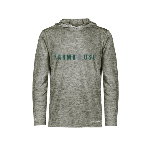 [FOLHCGGY-YS-LOGO2] Decker Youth Charge Hoodie (Youth S, Gray, Logo 2)