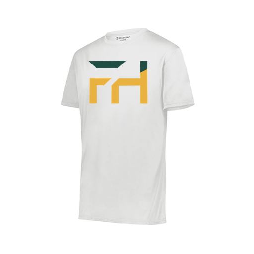 [222818.005.S-LOGO1] Men's Movement Dri Fit Shirt (Adult S, White, Logo 1)