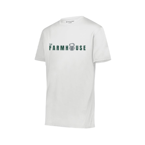 [222818.005.S-LOGO2] Men's Movement Dri Fit Shirt (Adult S, White, Logo 2)