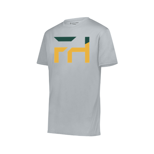 [222818.099.S-LOGO1] Men's Movement Dri Fit Shirt (Adult S, Silver, Logo 1)