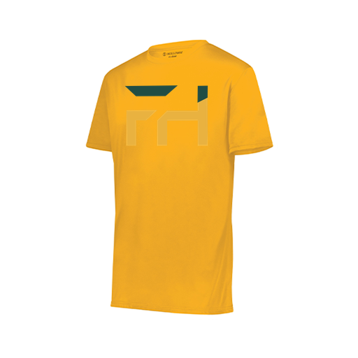 [222818.025.S-LOGO1] Men's Movement Dri Fit Shirt (Adult S, Athletic Gold, Logo 1)