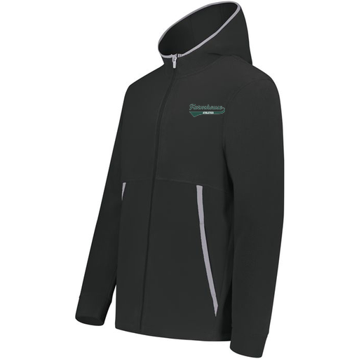 [6858.080.XS-LOGO3] Men's Chill Full Zip Fleece (Adult XS, Black, Logo 3)