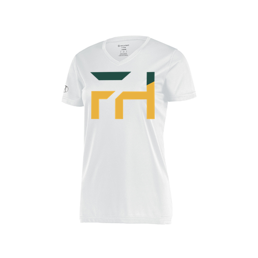[222820.005.S-LOGO1] Ladies Movement Dri Fit Shirt (Female Adult S, White, Logo 1)
