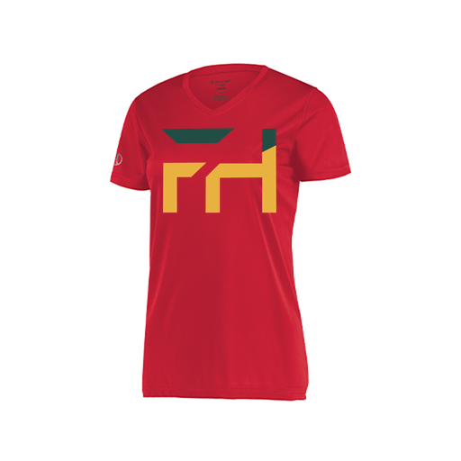 [222820.083.S-LOGO1] Ladies Movement Dri Fit Shirt (Female Adult S, Red, Logo 1)