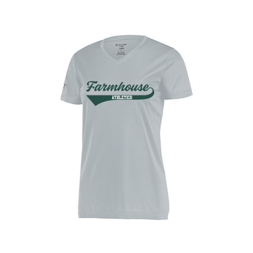 [222820.099.S-LOGO3] Ladies Movement Dri Fit Shirt (Female Adult S, Silver, Logo 3)
